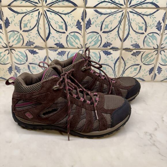 COLUMBIA Redmond Waterproof Hiking Shoe Women's Size US 9.5 Pink - New - Picture 1 of 10